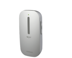 Phonak Roger wireless microphone with LED indicator