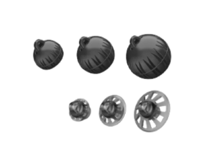 Widex Open & Closed Round Domes