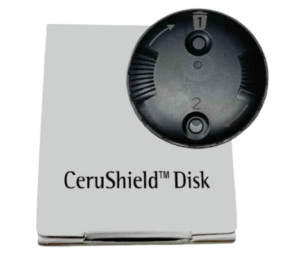 CeraShield Disk wax guard system for hearing aids