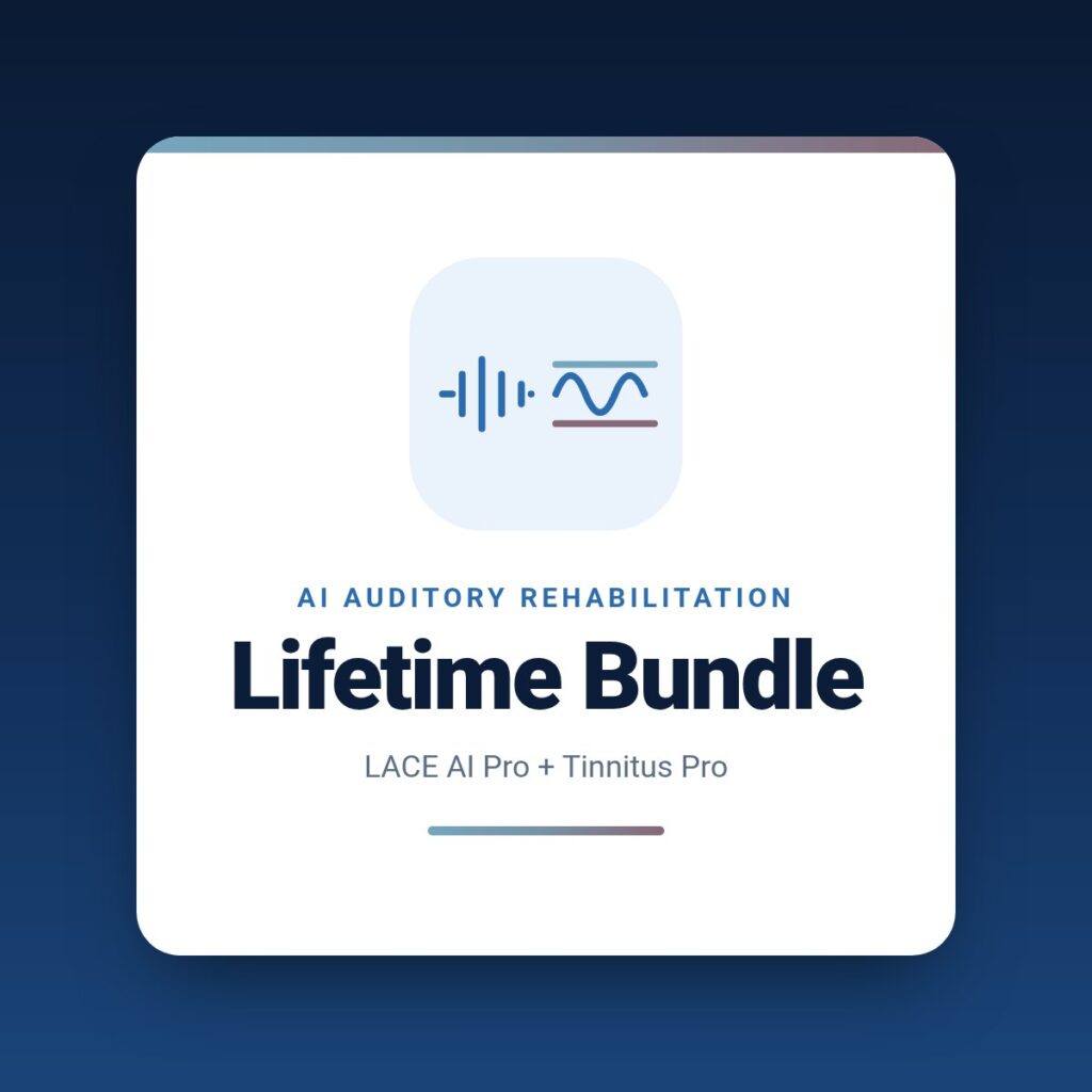LACE AI Pro and Tinnitus Pro lifetime bundle at HearWell Services